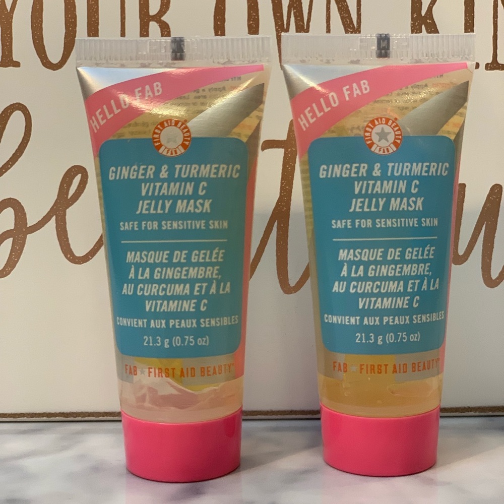 2x FIRST AID BEAUTY Hello FAB Ginger mask